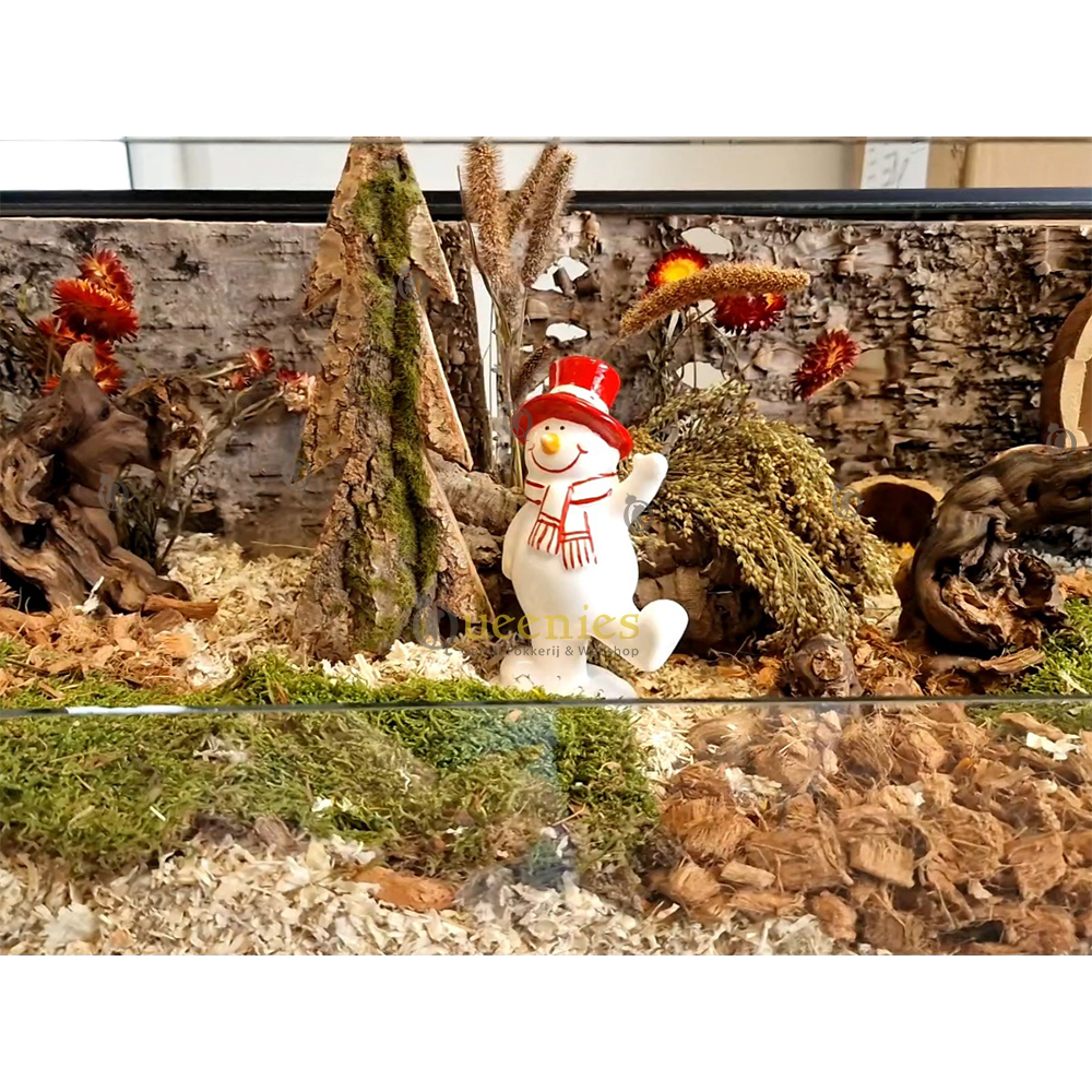 Sneeuwpop voor Hamsterscaping