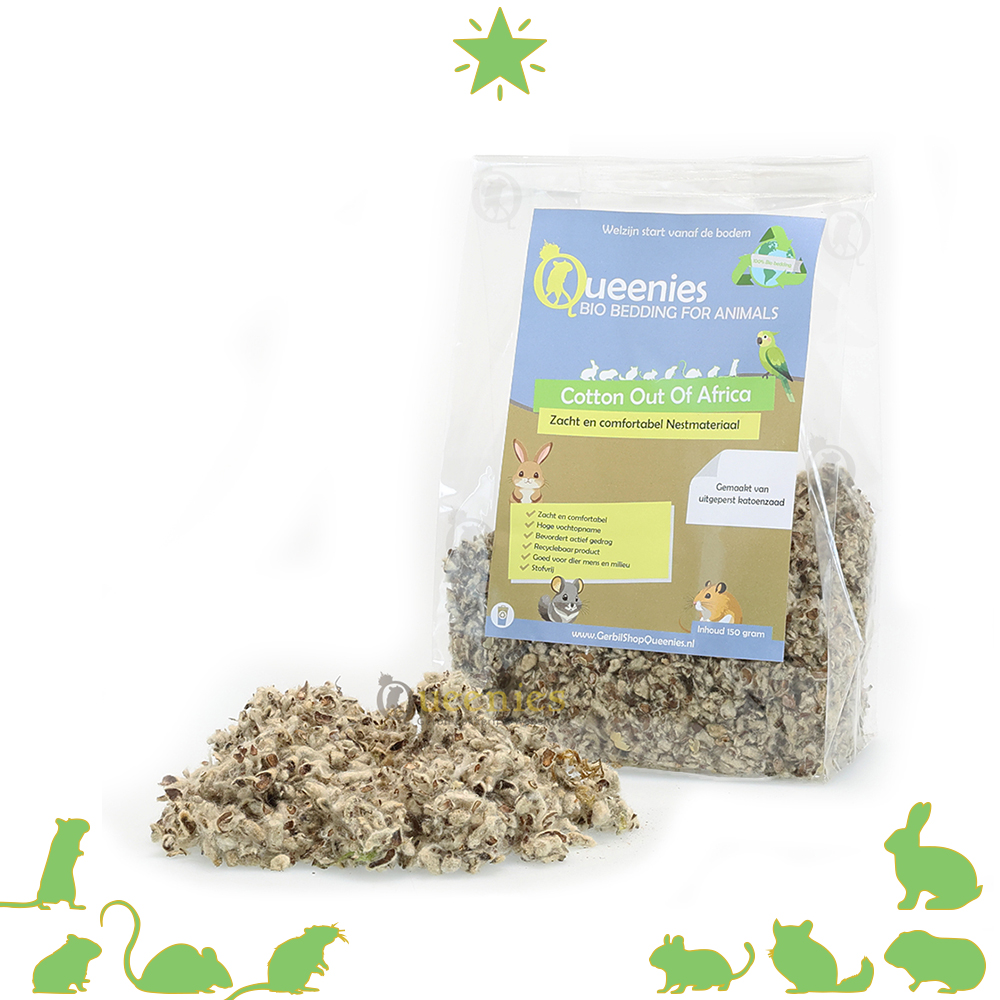 Cotton nestmateriaal