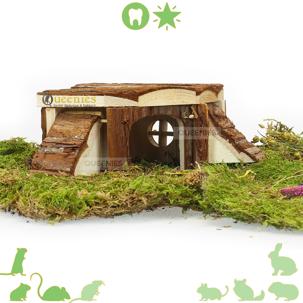 Hoekhuis Thordis 21 cm - Multifunctioneel speelhuisje