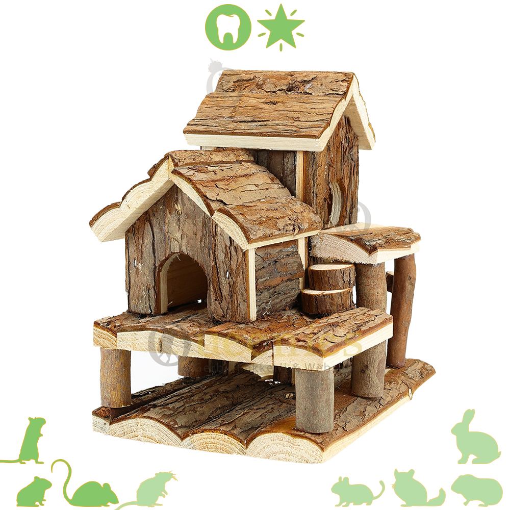 Natural living Huisje Birte voor kleine Knaagdieren