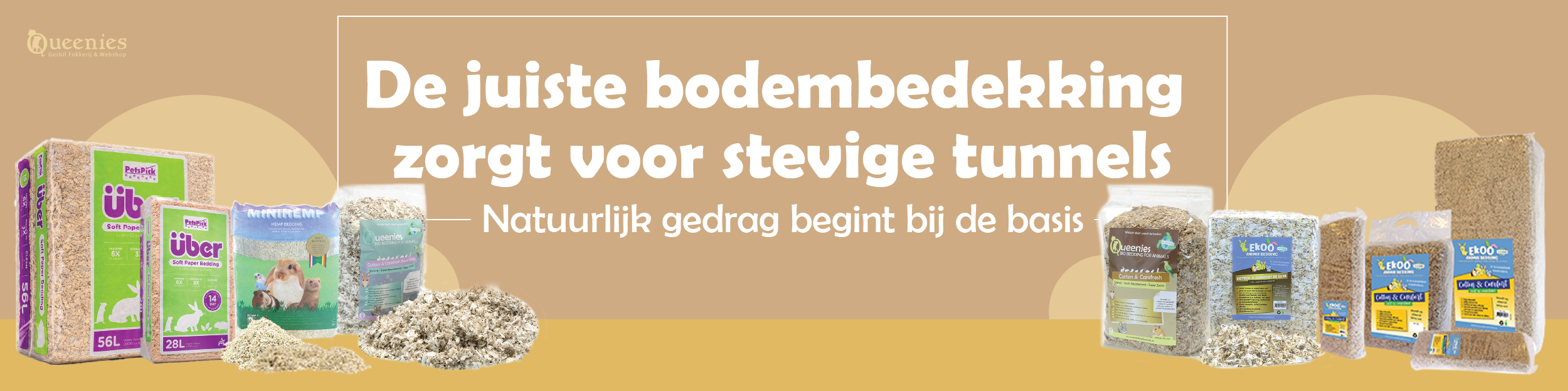 Bodembedekking voor een hamster terrarium