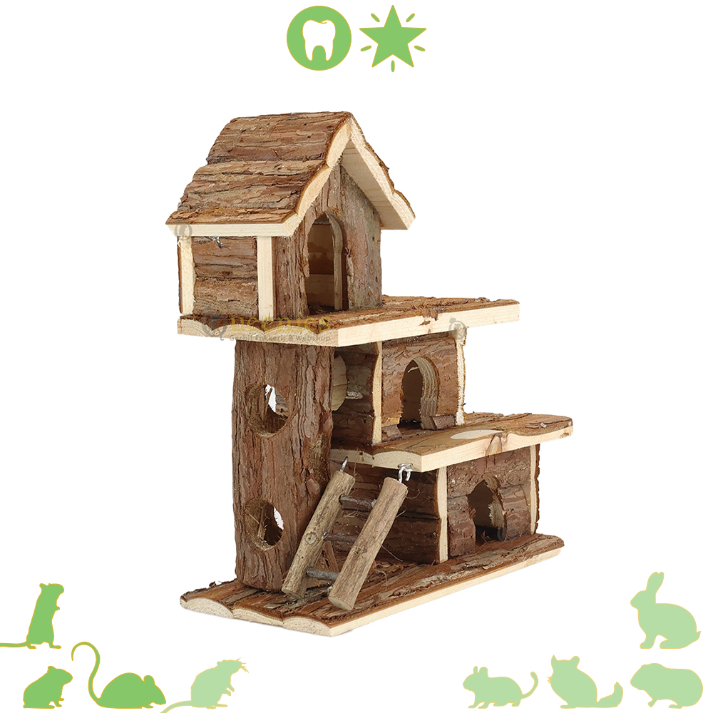 Natural Living huisje Tammo - leuke Knaagdier huisje