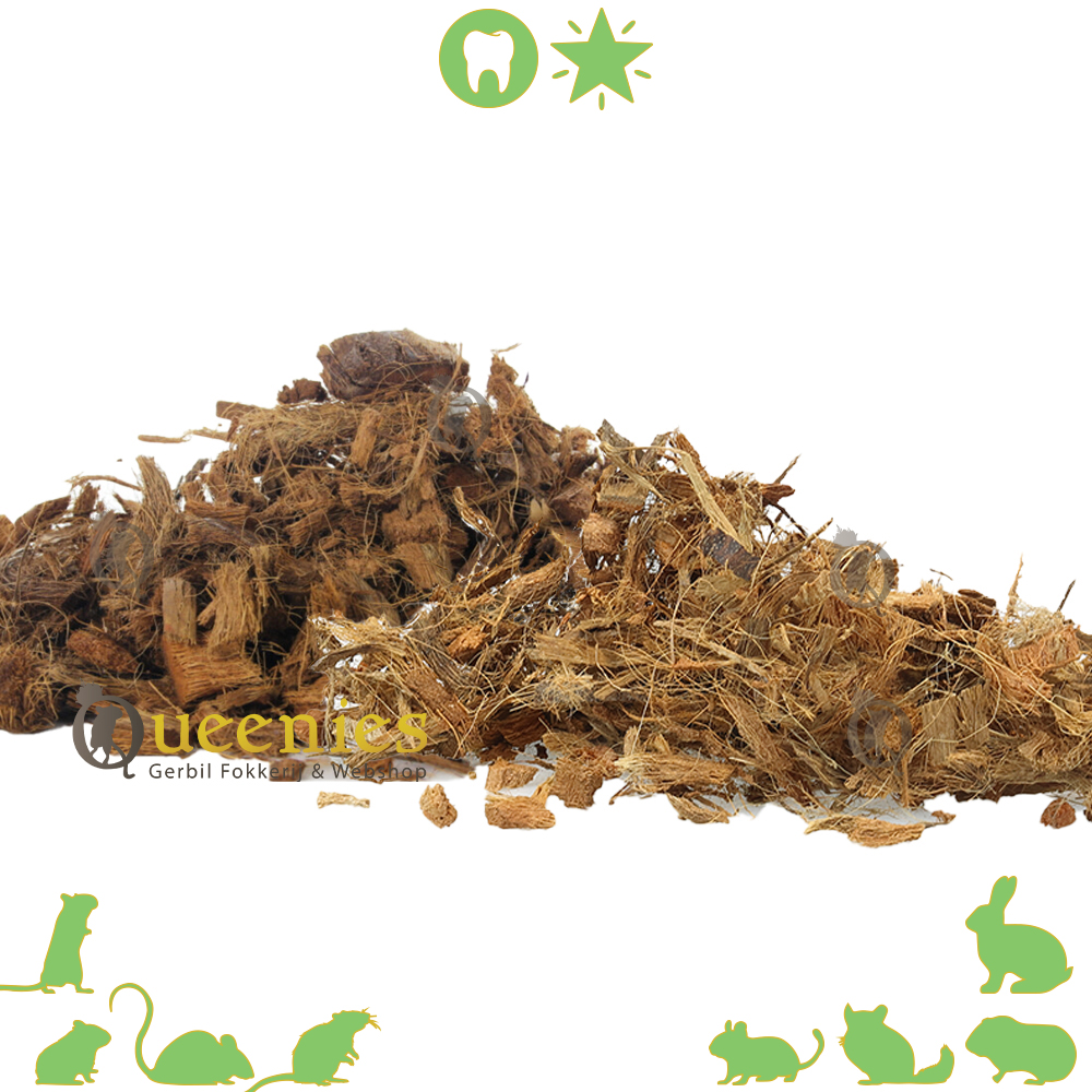 Kokos Snippers - Natuurlijke Kokosvezels voor een natural look Knaagdieren terrarium