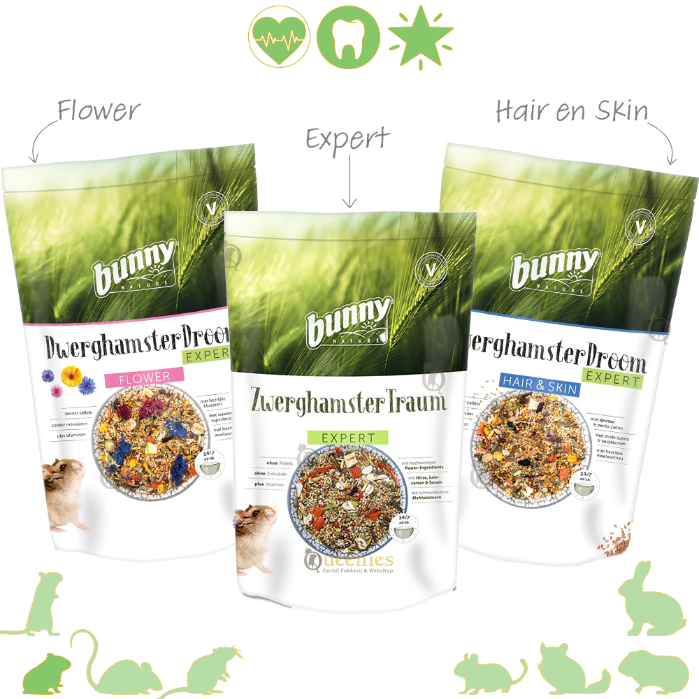 Bunny Expert Dwerghamsterdroom 500 gram