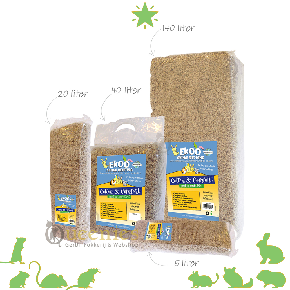 Cotton Comfort 40 liter - Katoen bodembedekking