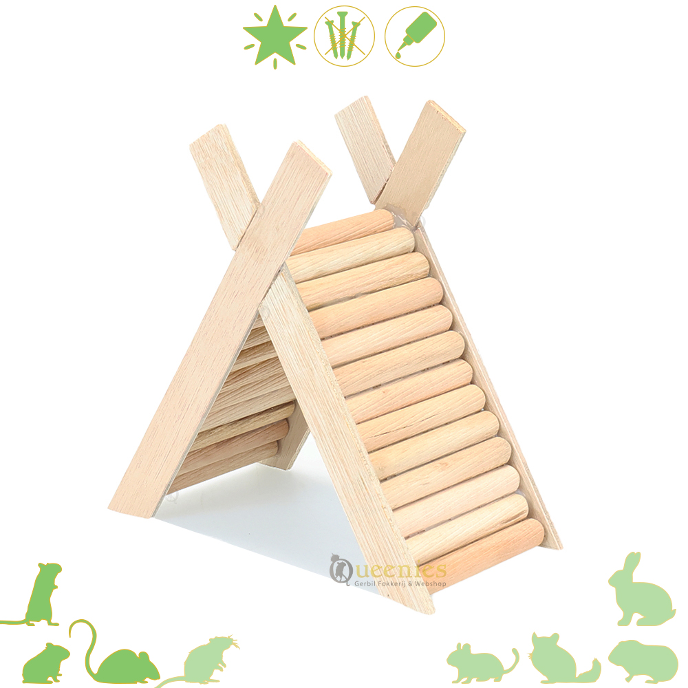 DIY Tipi tent voor Knaagdieren