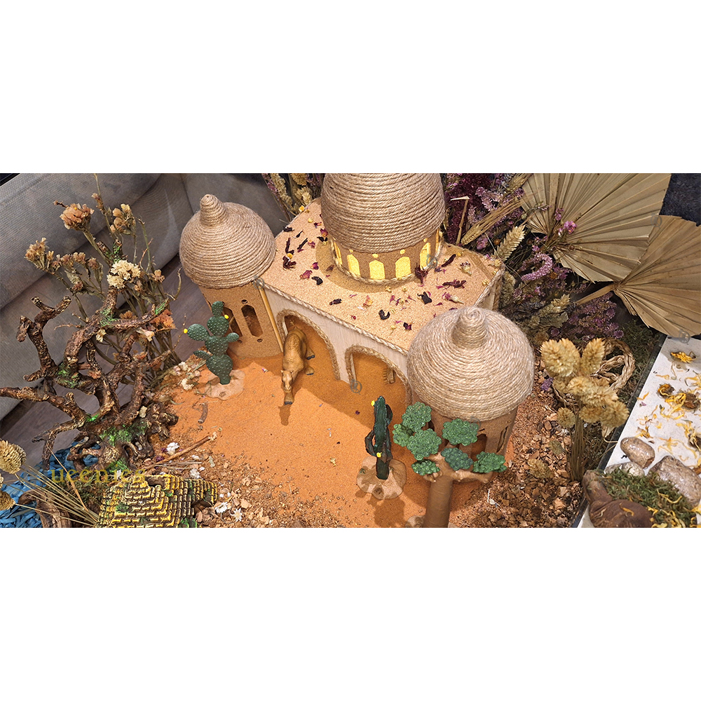 Rood zand voor Hamsterscaping