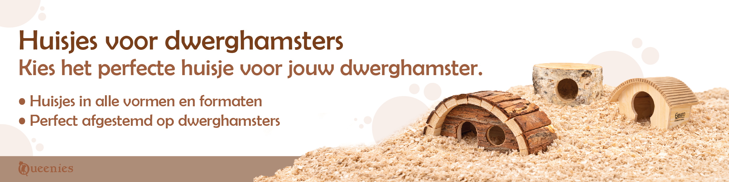Huisjes voor dwerghamsters