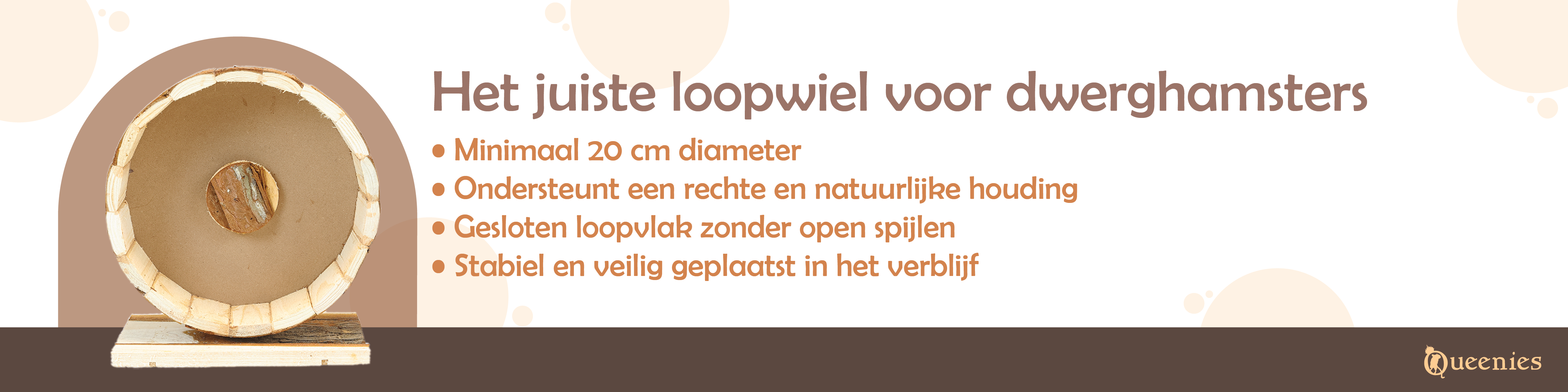 Dwerghamster loopwielen