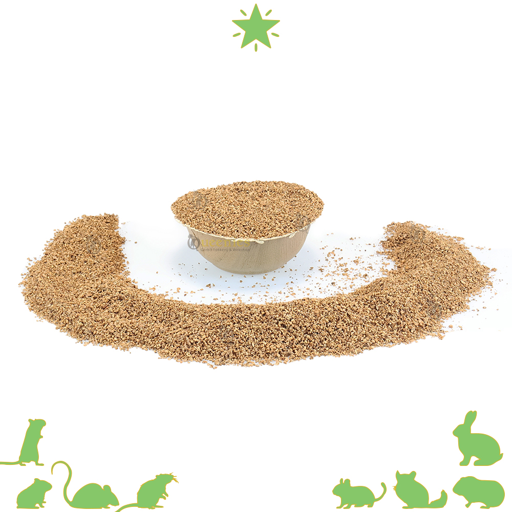 Kurk korrels 4 of 8 liter - Kurk bodembedekker voor Landscaping