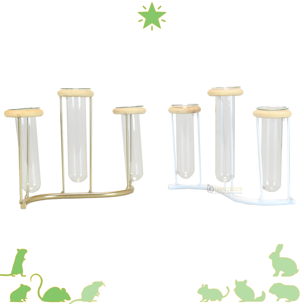 Kleine glazen oosthouders