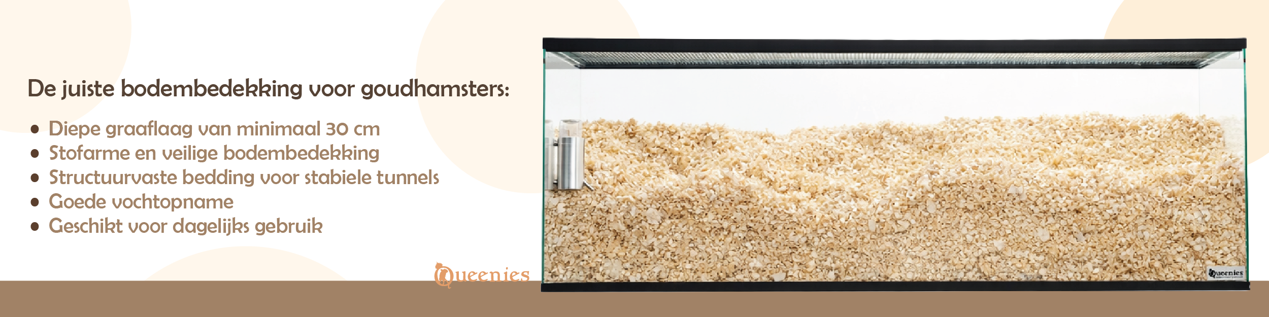 Goudhamster bodembedekking