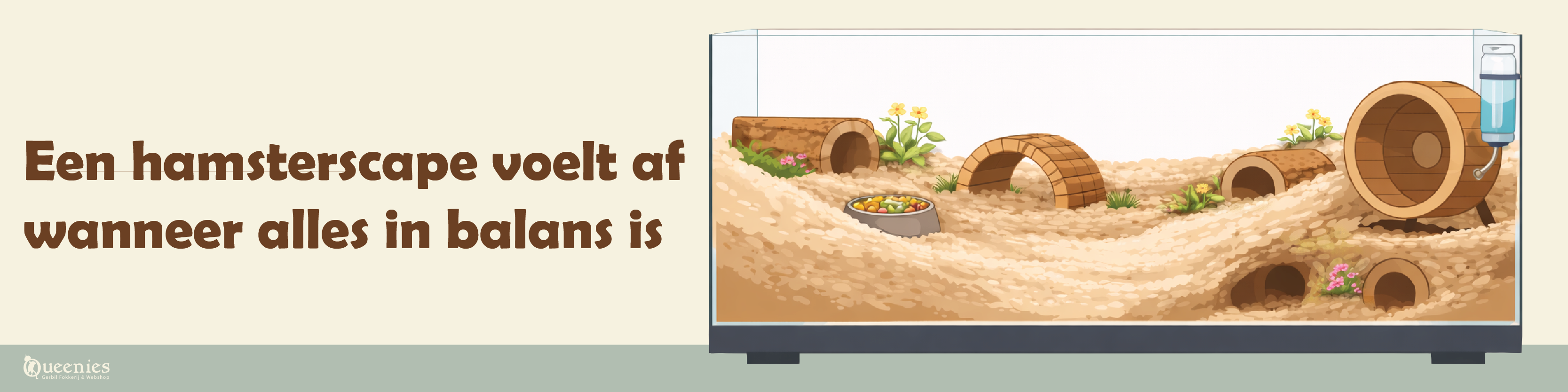 Alles wat je nodig hebt voor een hamsterscape