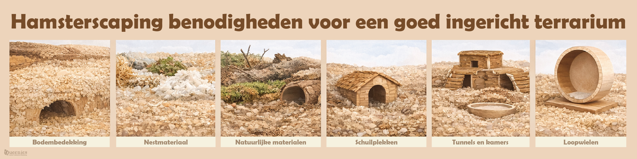 Wat gebruikt u voor hamsterscaping?