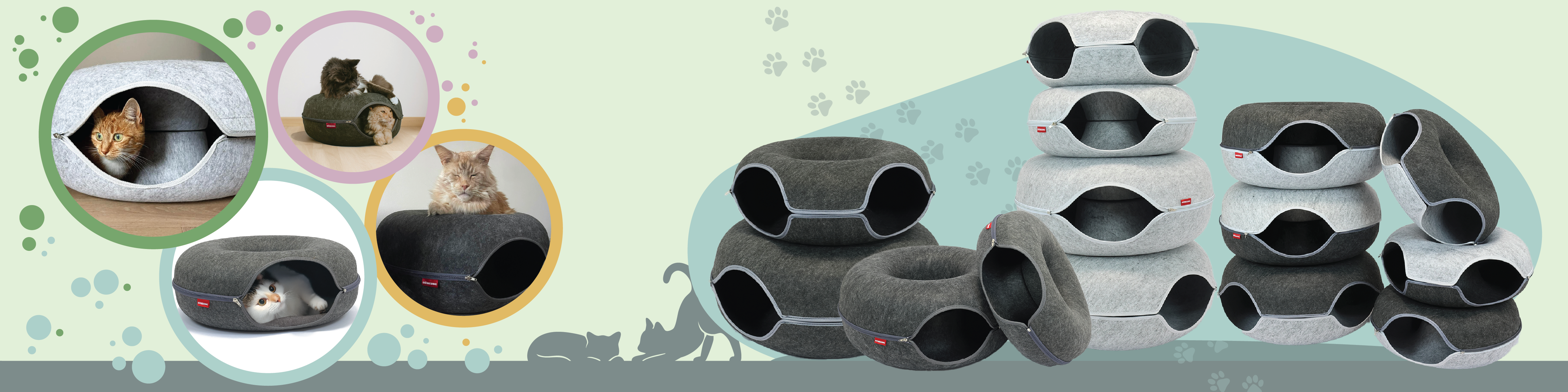 Kattenmanden meerdere versies