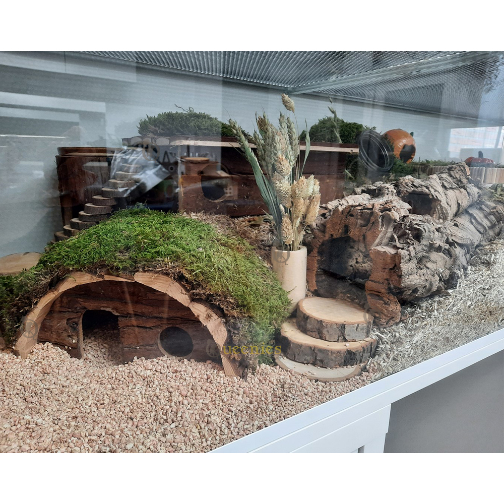 Flamingo Knaagdier huisje Sam naturel