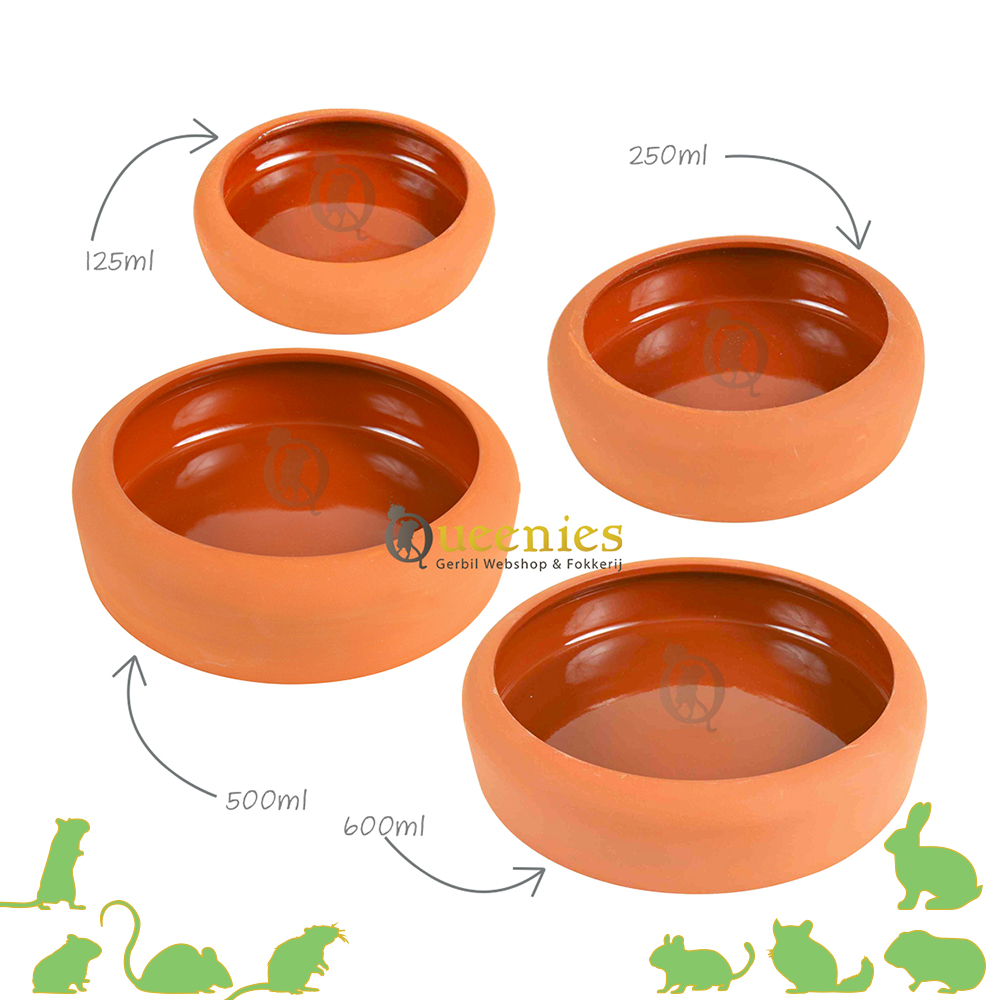 Terracotta voerbaken