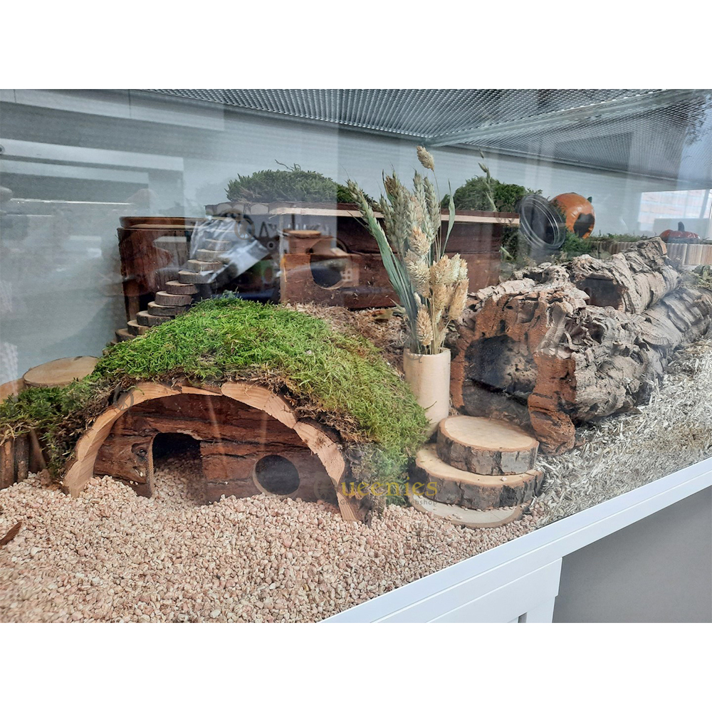 Knaagdier huisje Sam naturel