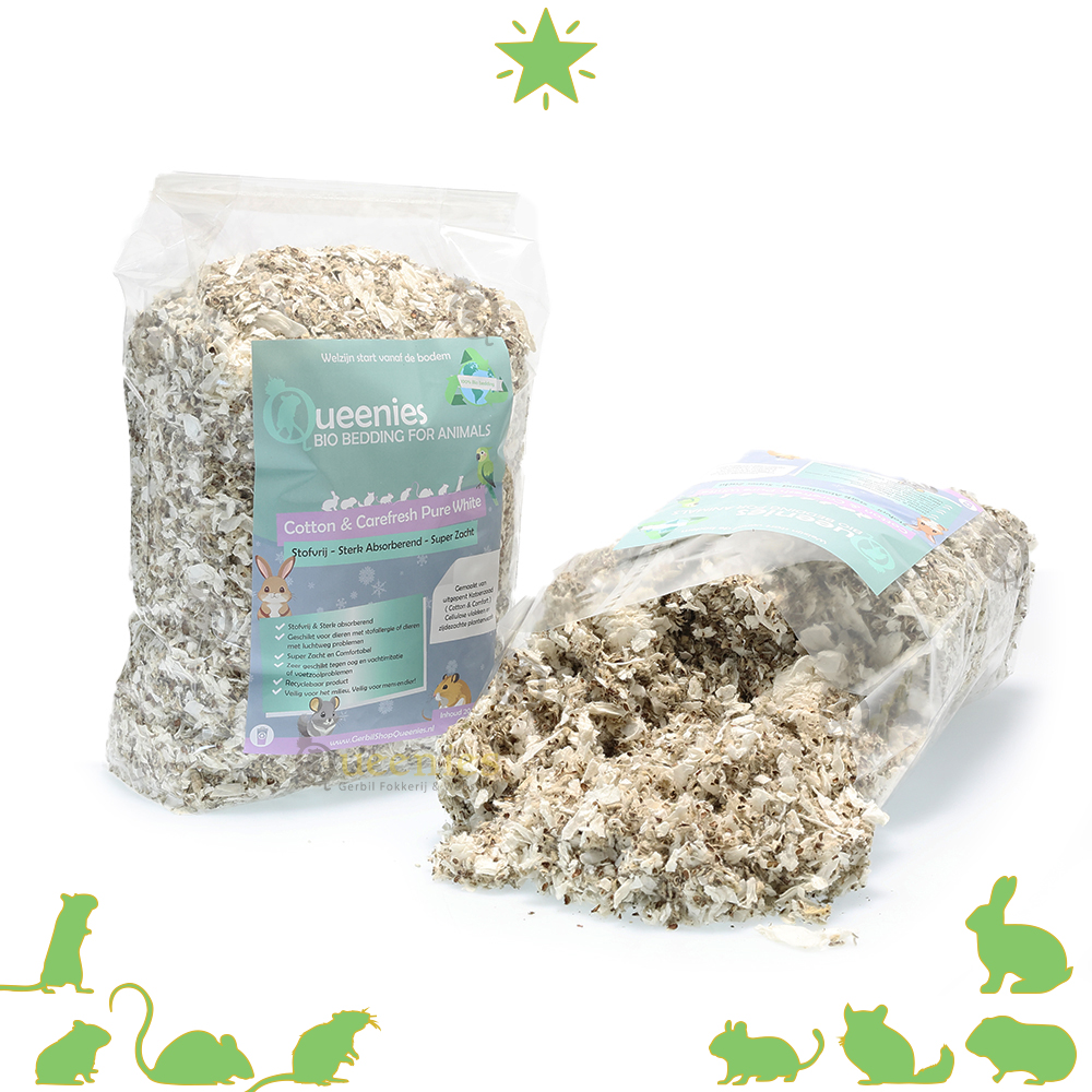 Cotton Carefresh Pure White 20 liter – Stofvrije Bodembedekker