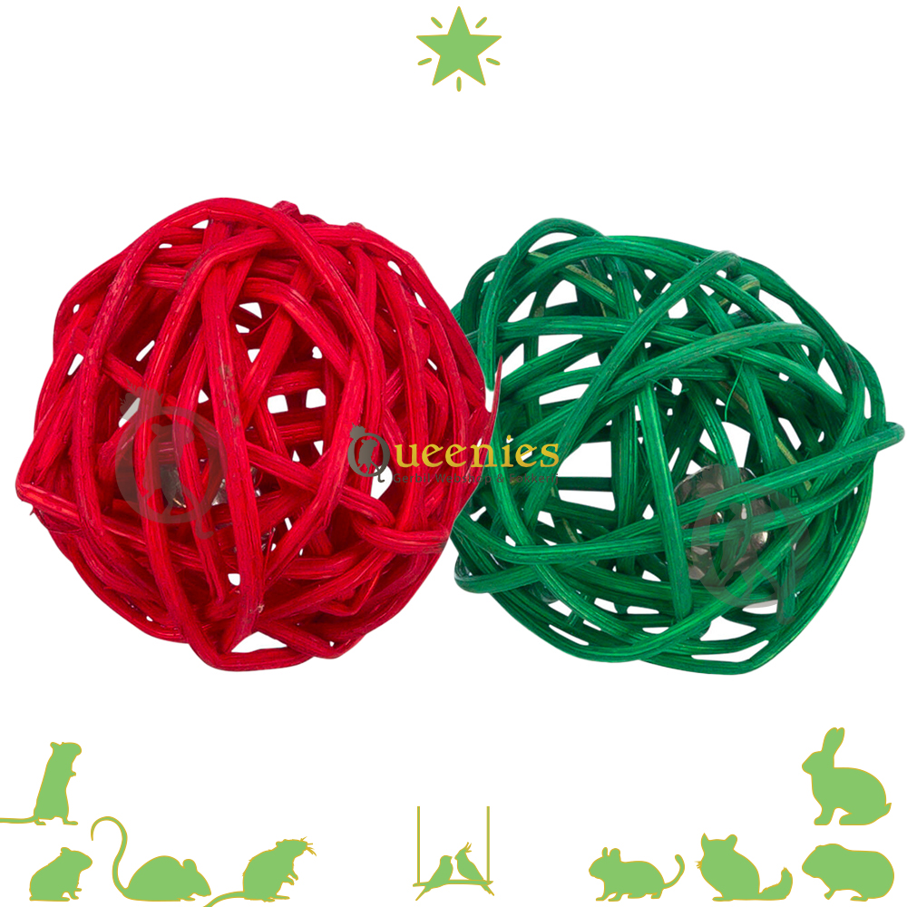 Rotan Kerstballen met Bel