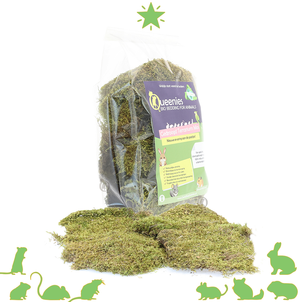 Gedroogde mos 1KG