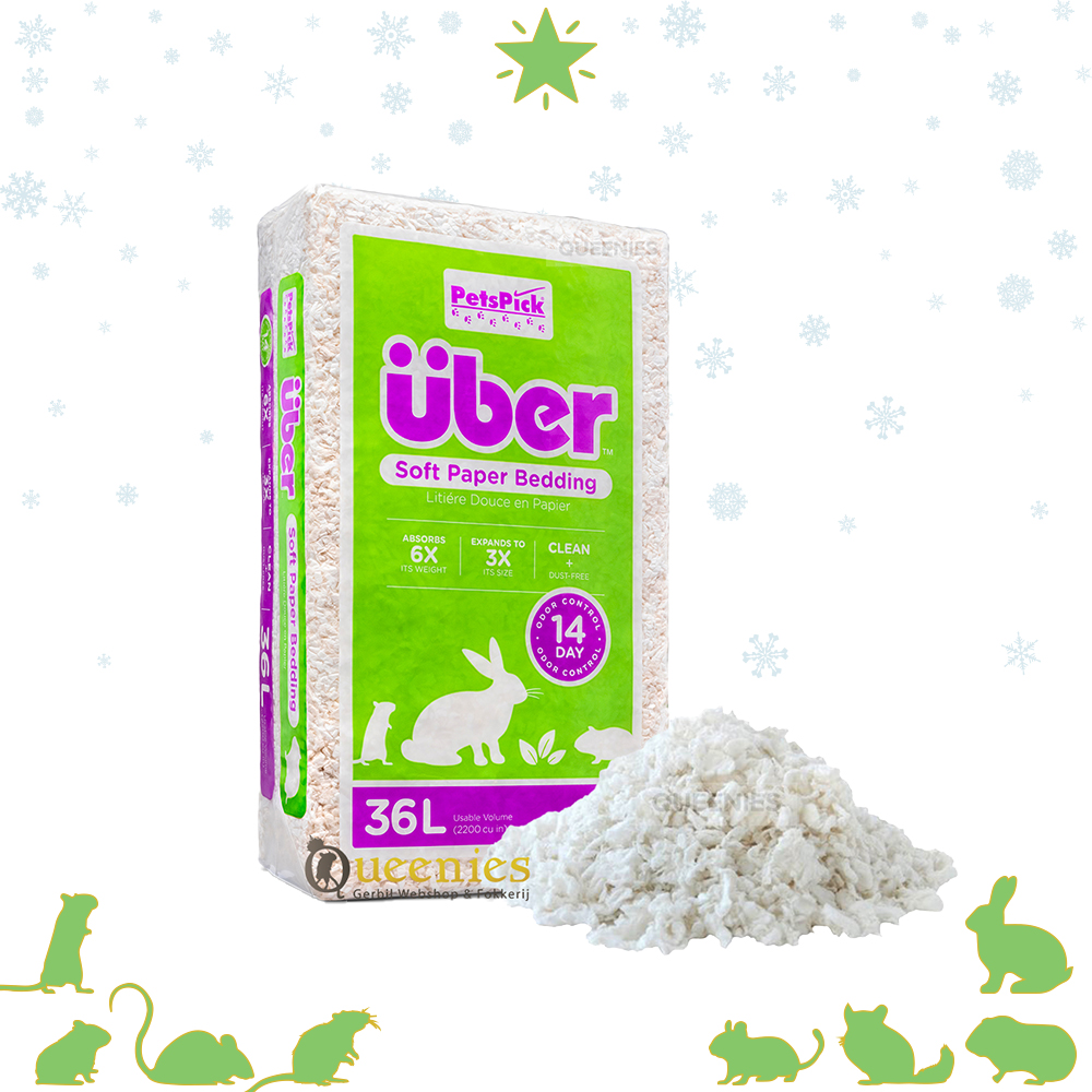 Uber Carefresh Pure White stofvrije bodembedekking