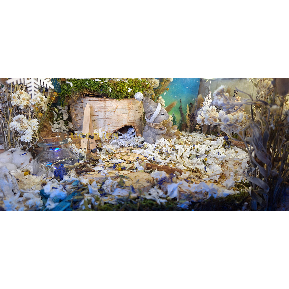 Muis met Kerstboom - decoratie