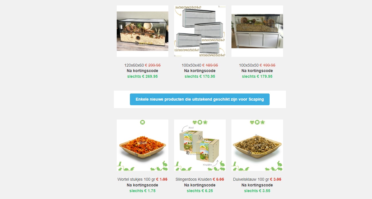 Korting Knaagdieren webwinkel dierendag