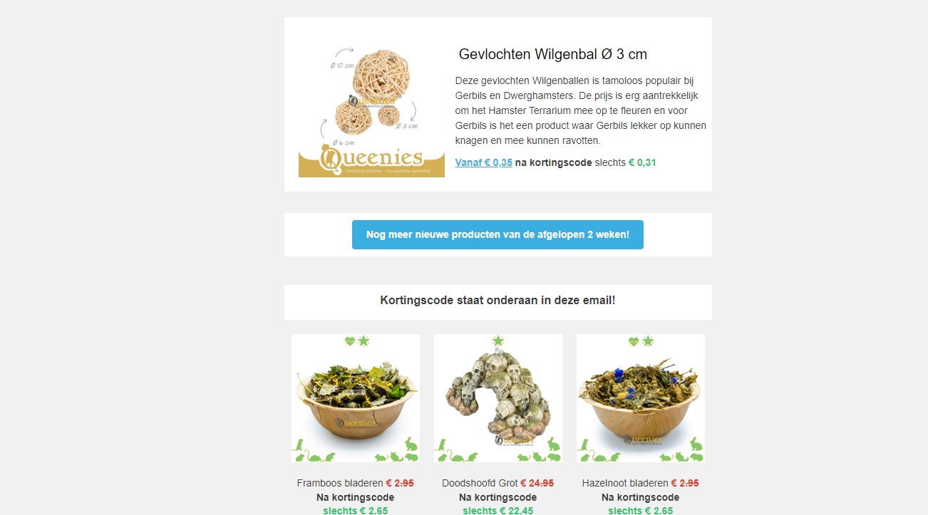 Kortingen op hamster terrarium