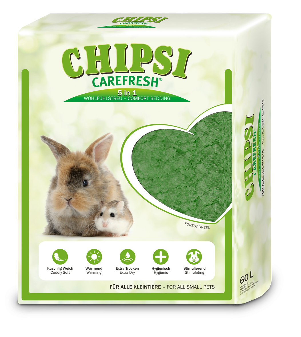 Chipsi Carefresh Forest Green 4KG 60 lt