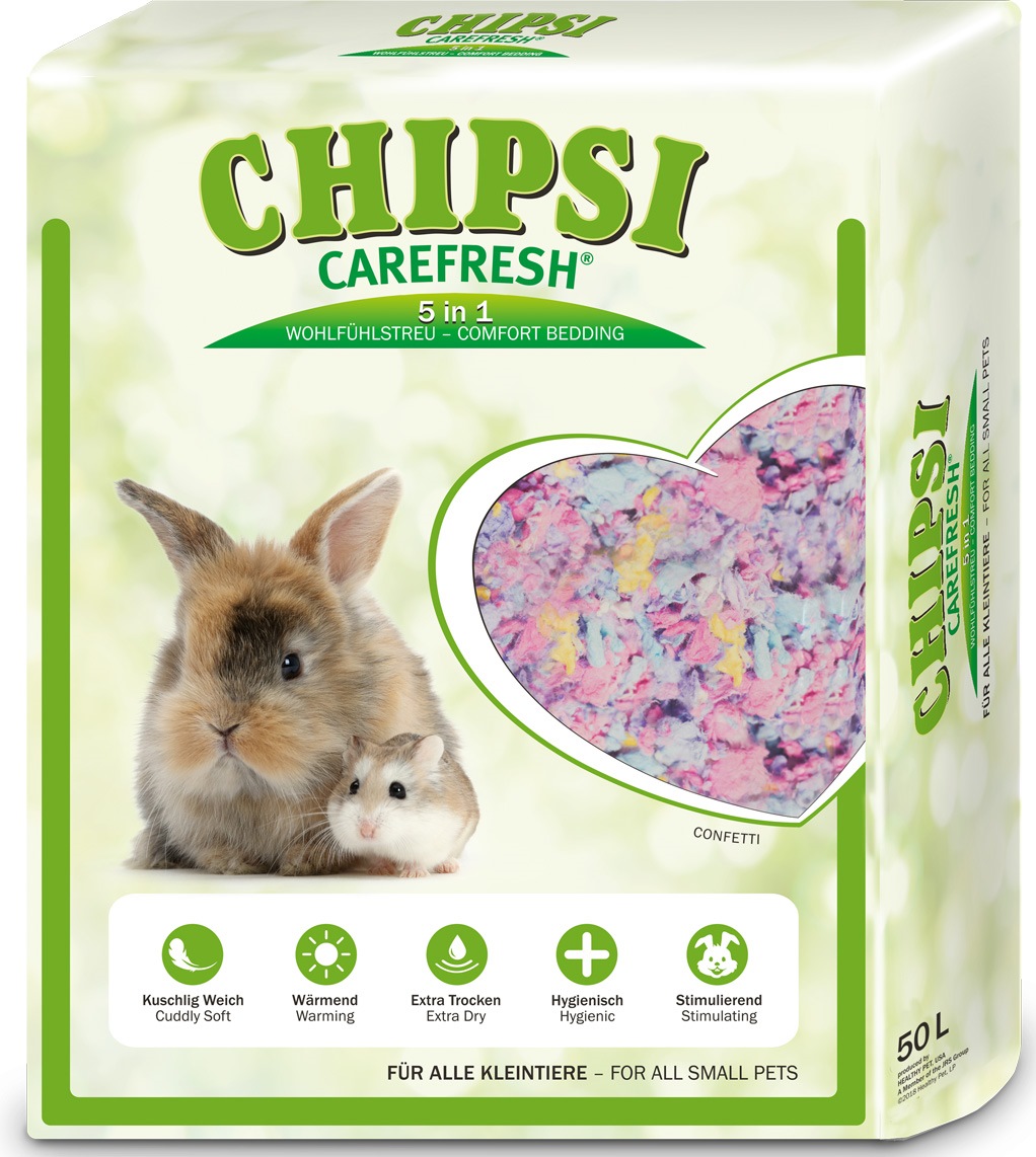 Chipsi Carefresh Confetti 4KG 50 ltr