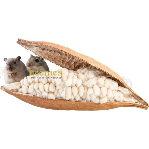 Kapok Vulwatten 100% Natuurlijk 5 Kg - Beige, Composteerbaar & Wasbaar