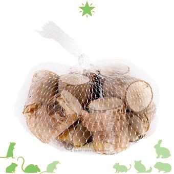 Boomstammetjes van natuurlijk hout voor hamsterscaping in hamster terrarium