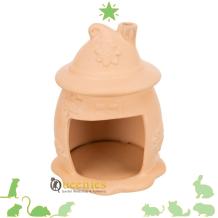 Keramiek hamsterhuis van terracotta