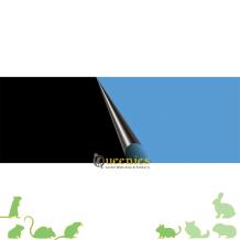 Achterwand Zwart & Blauw