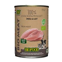 BF Petfood Bio Meat 100% Kip – 400 g blik
