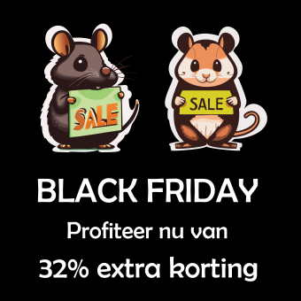 Knaagdieren Black Friday – 32% Extra Voordeel