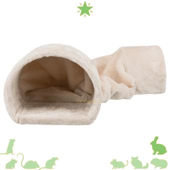 Cozy Pluche Tunnel 80 cm voor dwergkonijnen