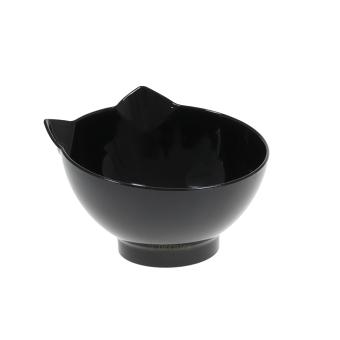 Katten voerkom zwart