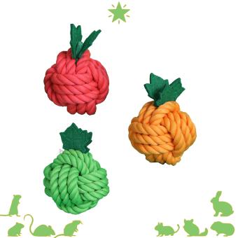 konijnen speelgoed fruit bal