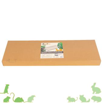 Extra lang platform met gehard glas