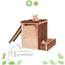 Klim en graaftoren Diggy voor Syrische hamster