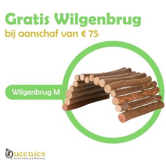 Gratis wilgenbrug bij aanschaf van € 75