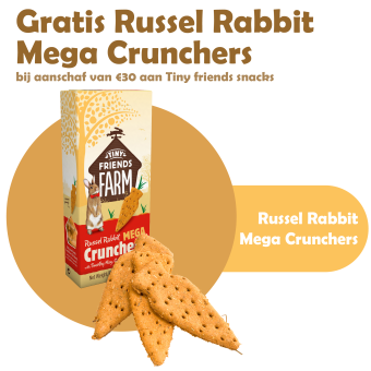Tiny friends Russel Rabbit Mega Crunchers