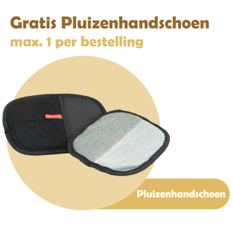 Gratis Pluizenhandschoen bij elke bestelling