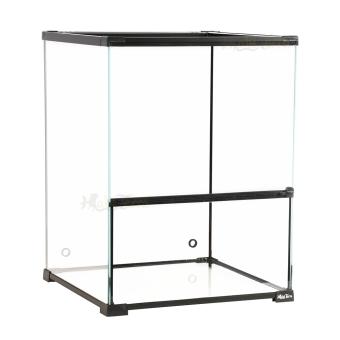 Glazen paludarium met openslaande voordeur