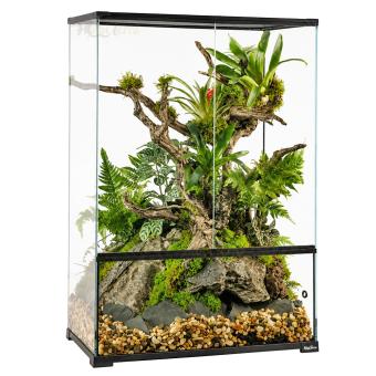 Paludarium van ultra helder glas 60 x 45 x 90 cm