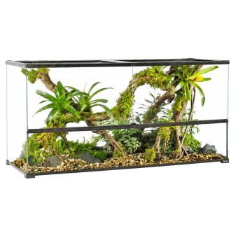 Paludarium van ultra helder glas 120 x 45 x 60 cm