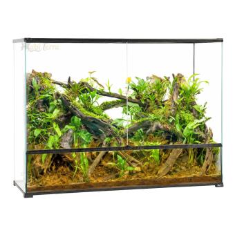 Paludarium van ultra helder glas 120 x 45 x 90 cm