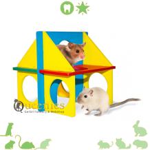 Fun huis met kleuren 14 cm